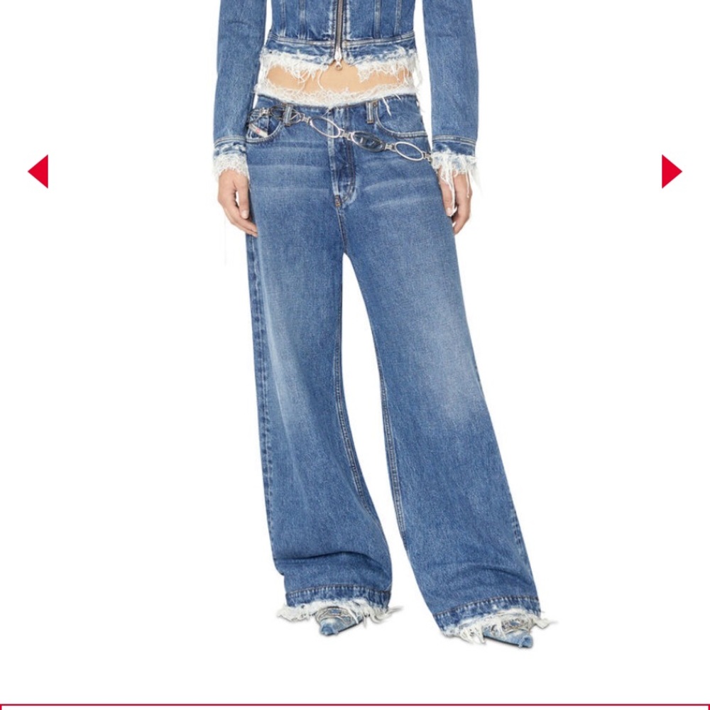 Diesel 1996 D-Sire 007i2 lace Jeans